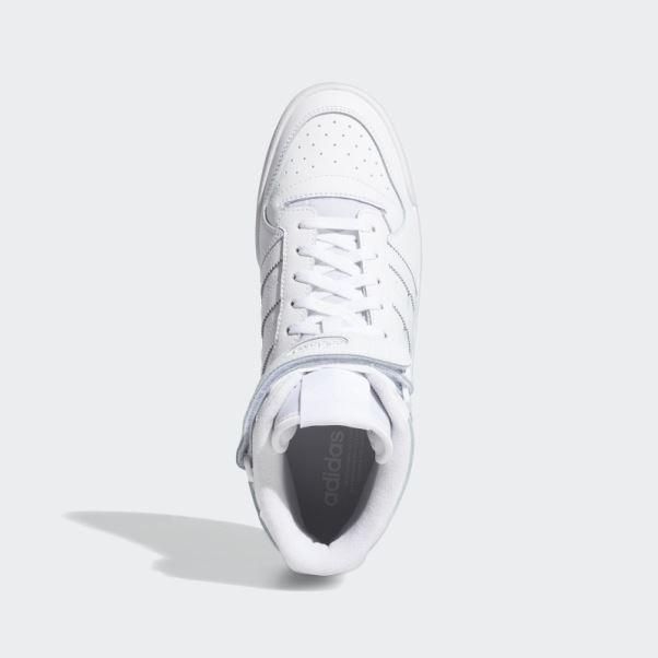 Forum Mid Chaussures Adidas Blanc