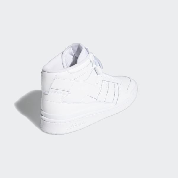 Forum Mid Chaussures Adidas Blanc