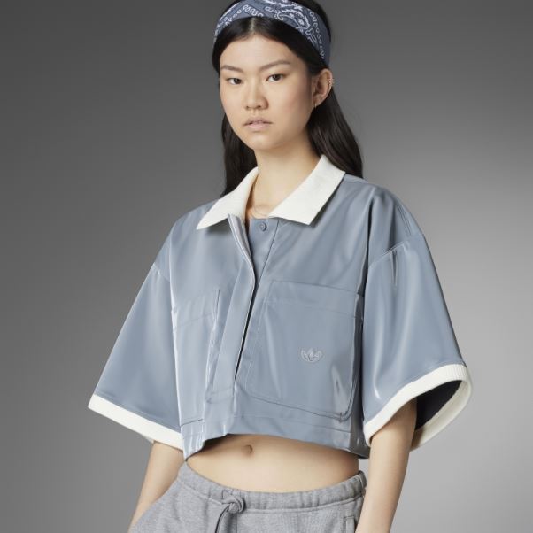 Polo Court Adidas Version Bleu Brillant Gris