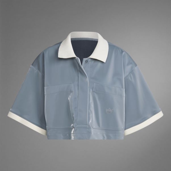 Polo Court Adidas Version Bleu Brillant Gris