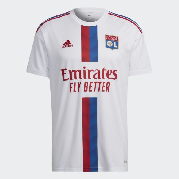 Maillot Domicile Olympique Lyonnais 22/23 Blanc Adidas