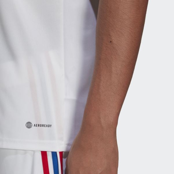 Maillot Domicile Olympique Lyonnais 22/23 Blanc Adidas