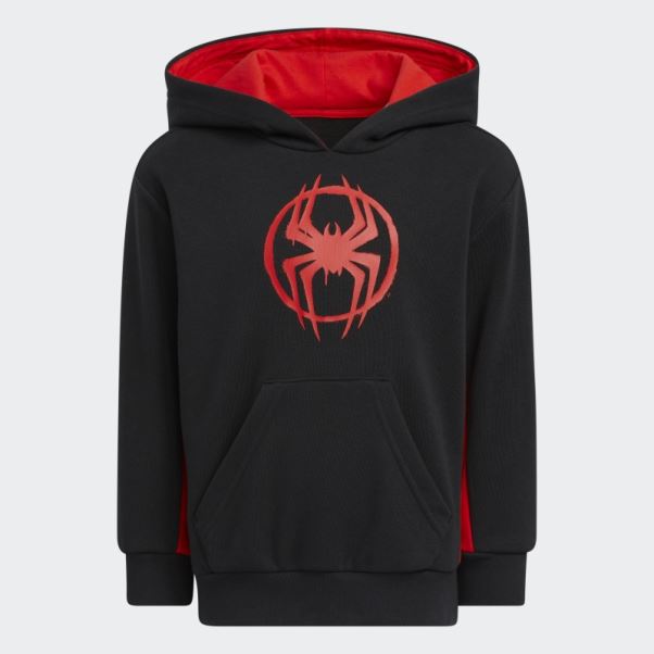 Donovan Mitchell X Marvel's Miles Morales Sweat à Capuche Noir Adidas