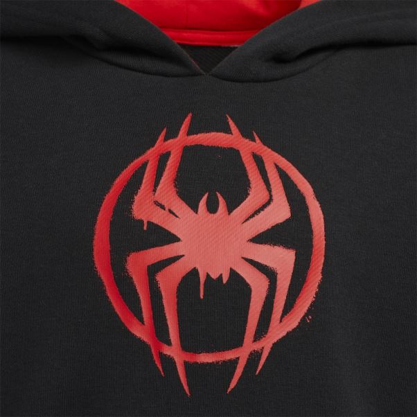 Donovan Mitchell X Marvel's Miles Morales Sweat à Capuche Noir Adidas