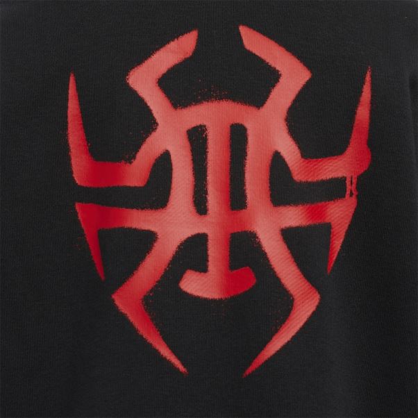 Donovan Mitchell X Marvel's Miles Morales Sweat à Capuche Noir Adidas