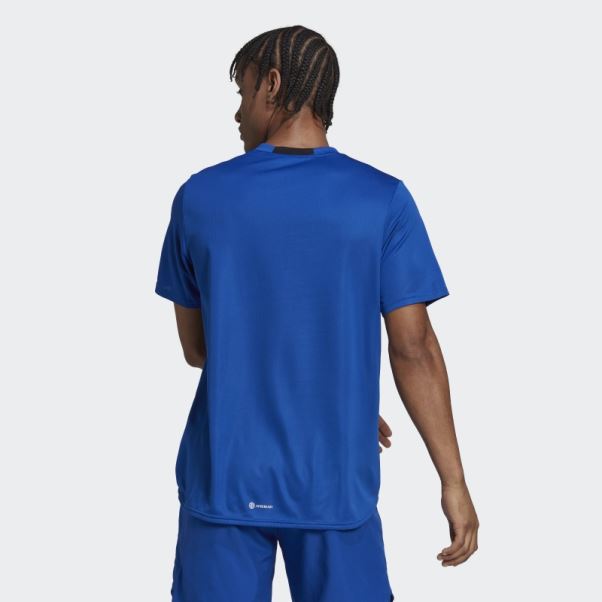 Adidas Aeroready Bleu Royal Conçu Pour Le Mouvement T-shirt