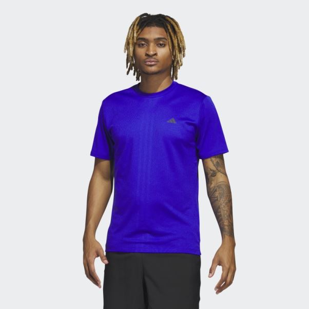 T-shirt D'entraînement Hiit Bleu Adidas