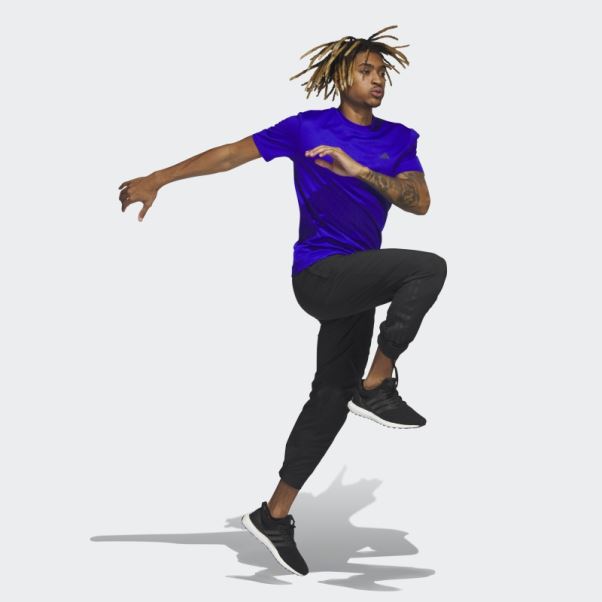 T-shirt D'entraînement Hiit Bleu Adidas