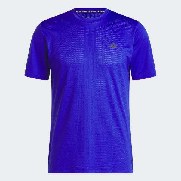 T-shirt D'entraînement Hiit Bleu Adidas
