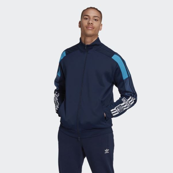 Haut De Survêtement Adidas Adicolor Indigo Nuit
