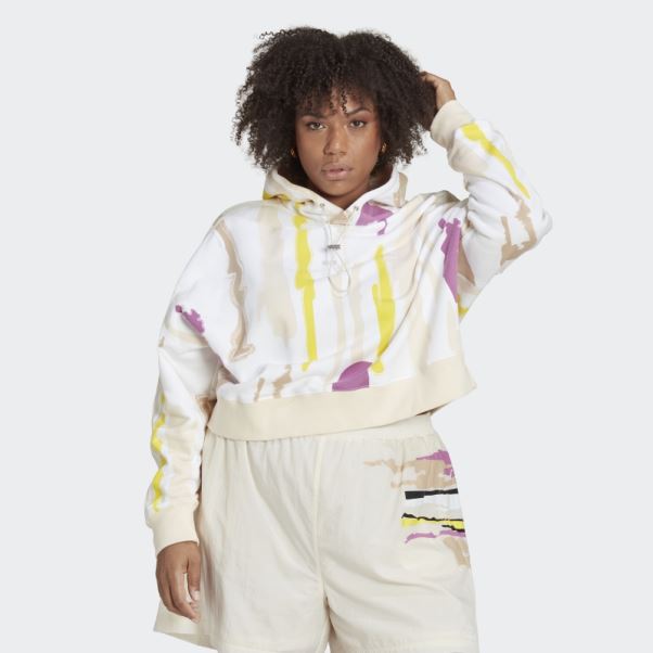 Sweat à Capuche (grande Taille) Adidas Multicolore