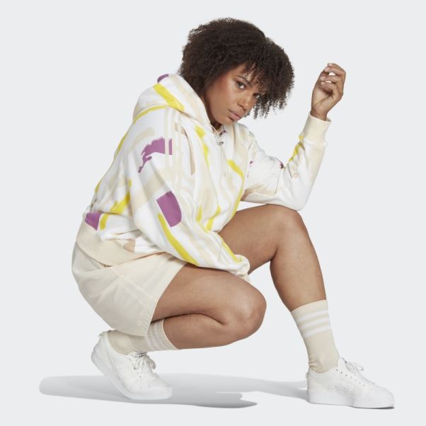 Sweat à Capuche (grande Taille) Adidas Multicolore