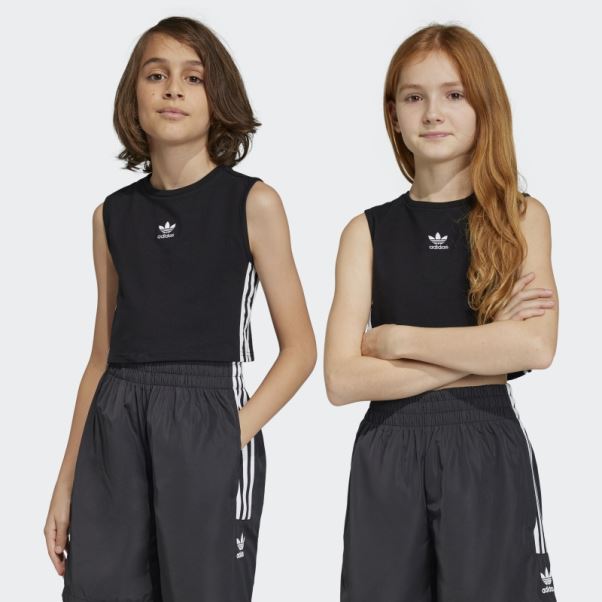 Débardeur Court Adicolor Noir Adidas
