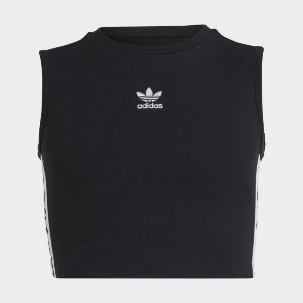 Débardeur Court Adicolor Noir Adidas