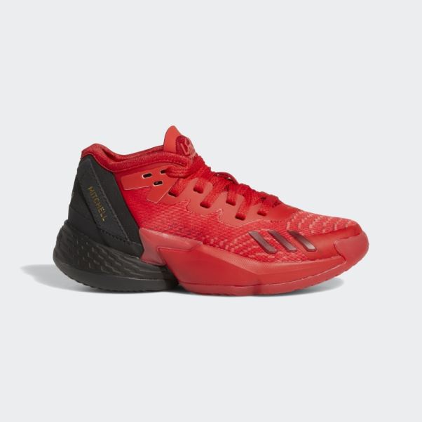 Adidas Rouge D.o.n. Numéro 4 Chaussures De Basket