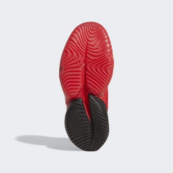 Adidas Rouge D.o.n. Numéro 4 Chaussures De Basket