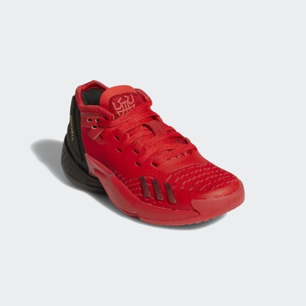Adidas Rouge D.o.n. Numéro 4 Chaussures De Basket