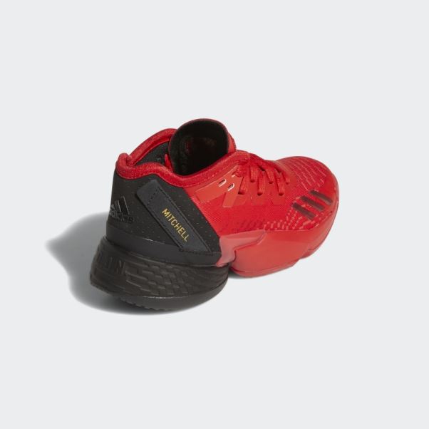 Adidas Rouge D.o.n. Numéro 4 Chaussures De Basket