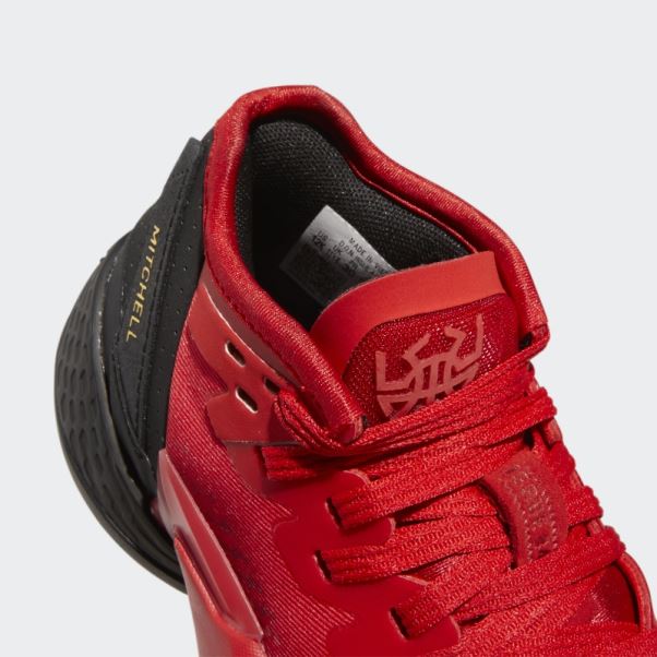 Adidas Rouge D.o.n. Numéro 4 Chaussures De Basket