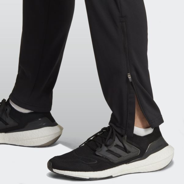 Pantalon Adidas Run Icon 3 Bandes Noir