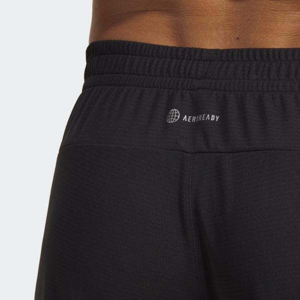 Pantalon Adidas Run Icon 3 Bandes Noir