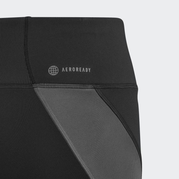 Collants Aeroready Hiit 7/8 Noirs Adidas