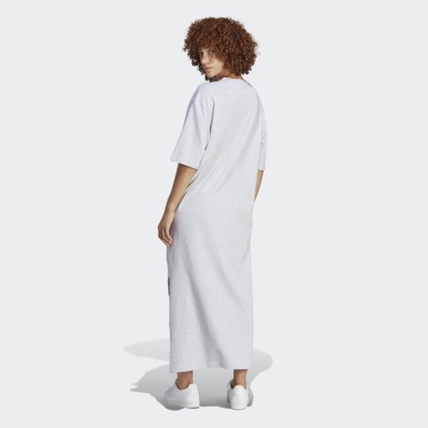 Robe Adidas Premium Essentials Gris Clair Chiné