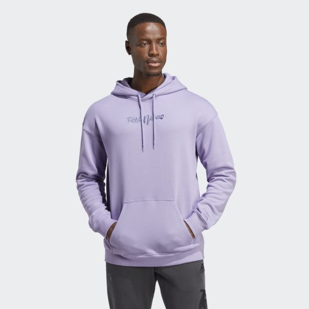 Sweat à Capuche Real Madrid Lilas Adidas