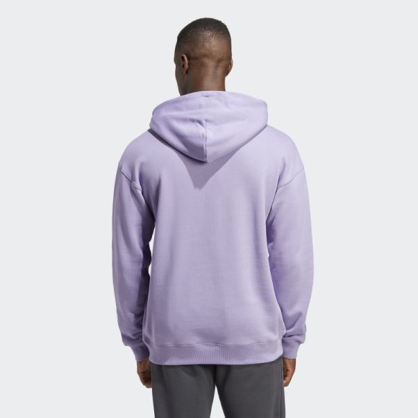Sweat à Capuche Real Madrid Lilas Adidas
