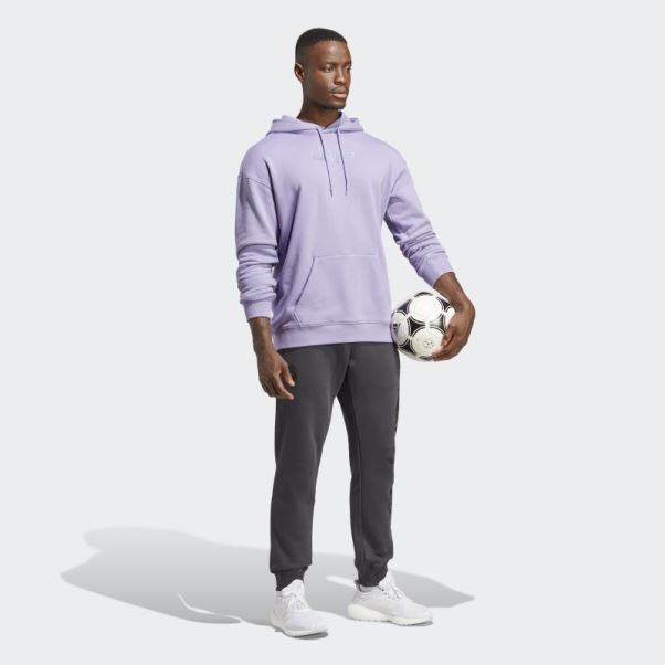 Sweat à Capuche Real Madrid Lilas Adidas
