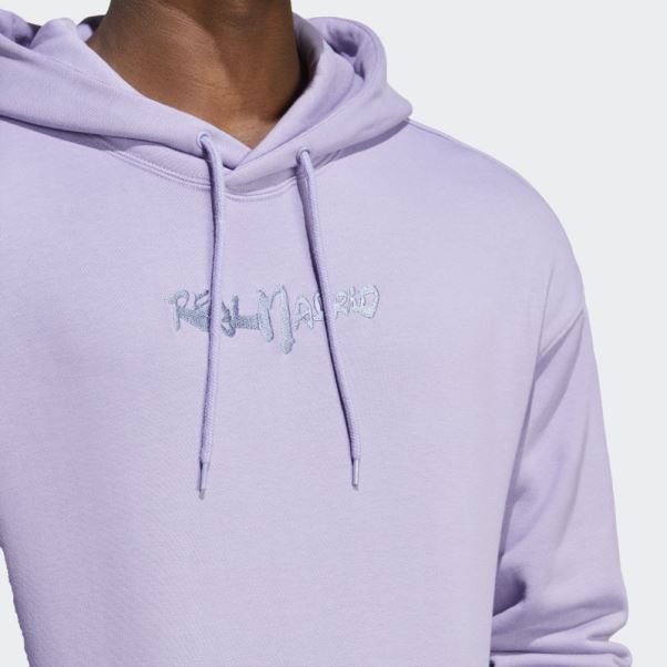 Sweat à Capuche Real Madrid Lilas Adidas