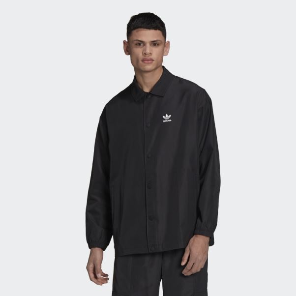 Adidas Adicolor Classics Trèfle Coach Veste Noir