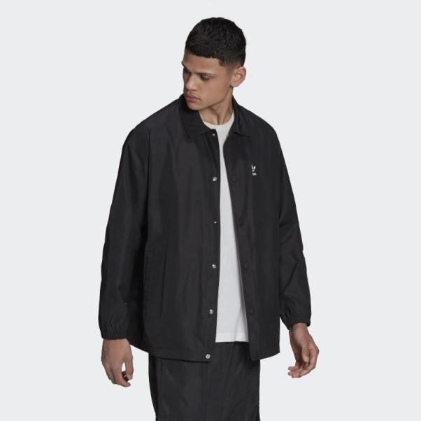 Adidas Adicolor Classics Trèfle Coach Veste Noir
