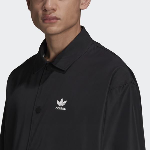 Adidas Adicolor Classics Trèfle Coach Veste Noir