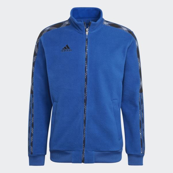 Veste De Survêtement D'hiver Adidas Tiro Bleu Royal