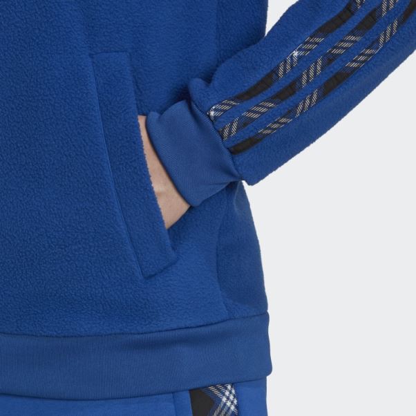 Veste De Survêtement D'hiver Adidas Tiro Bleu Royal