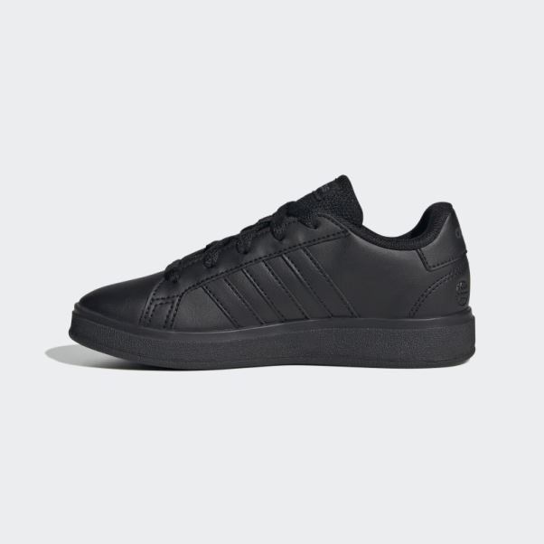 Adidas Grand Court Lifestyle Tennis Chaussures à Lacets Gris