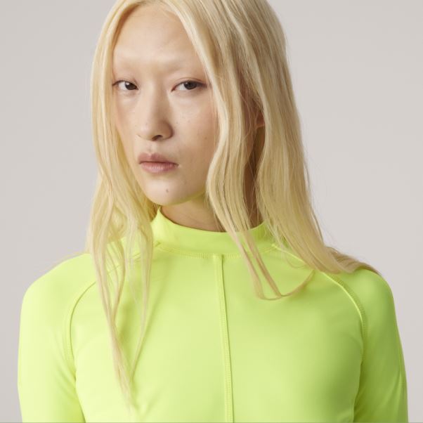 Adidas By Stella Mccartney Haut à Manches Longues True Purpose Jaune