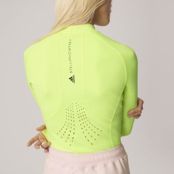 Adidas By Stella Mccartney Haut à Manches Longues True Purpose Jaune