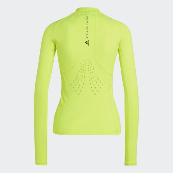 Adidas By Stella Mccartney Haut à Manches Longues True Purpose Jaune
