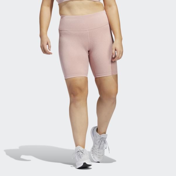 Optime Training Bike Short Leggings Mauve Mel Adidas