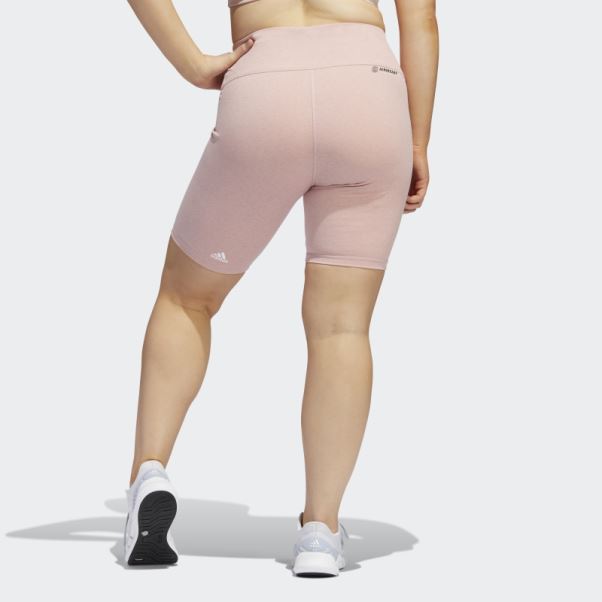 Optime Training Bike Short Leggings Mauve Mel Adidas