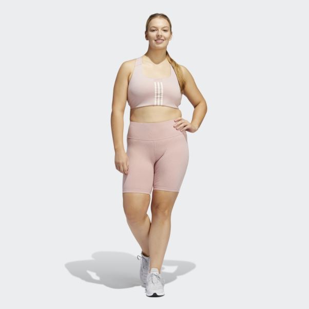 Optime Training Bike Short Leggings Mauve Mel Adidas