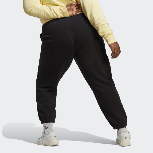 Pantalon De Jogging En Polaire Adidas Essentials Noir (grande Taille)