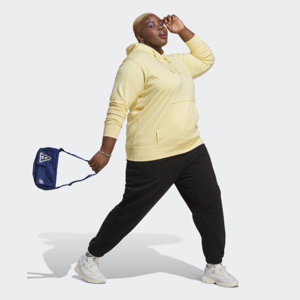 Pantalon De Jogging En Polaire Adidas Essentials Noir (grande Taille)
