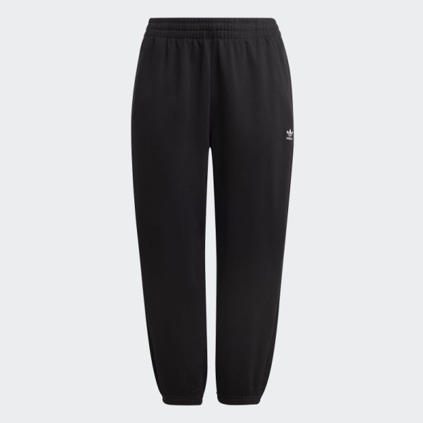 Pantalon De Jogging En Polaire Adidas Essentials Noir (grande Taille)