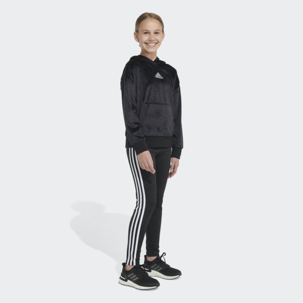 Sweat à Capuche Adidas Cosy Fleece Noir