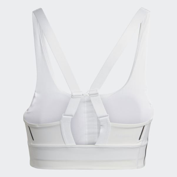 Soutien-gorge D'entraînement à Maintien Moyen Powerimpact Luxe Adidas Blanc