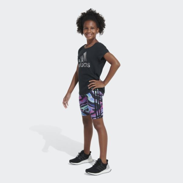 Short Cycliste Adidas Aop Noir