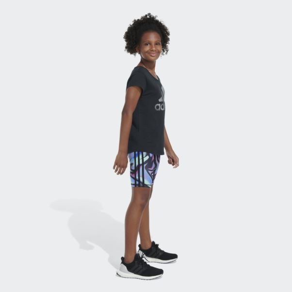 Short Cycliste Adidas Aop Noir
